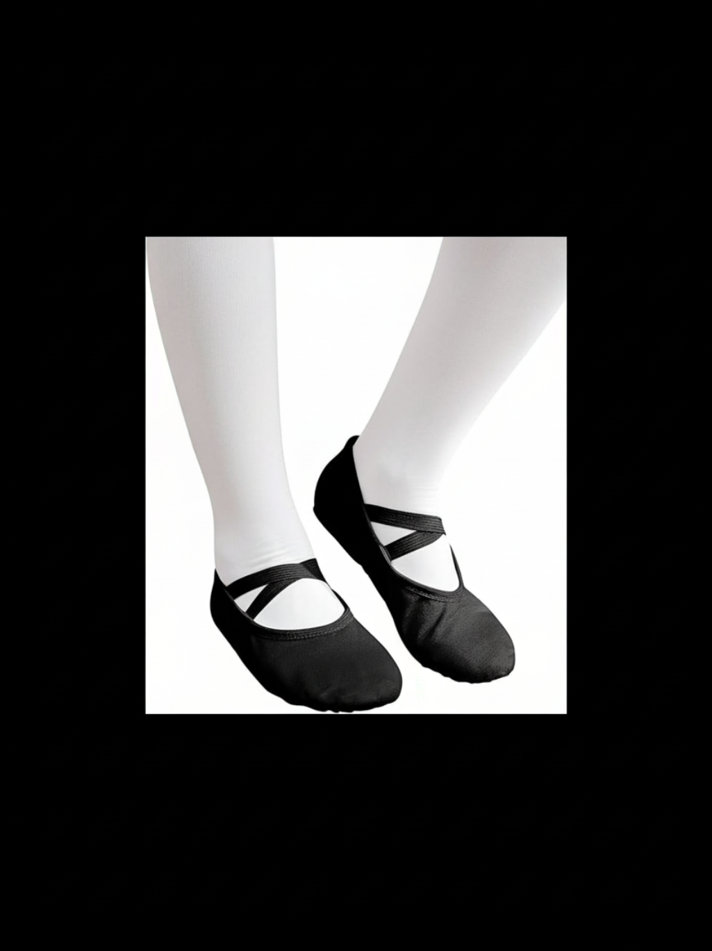 BLACK BALLET SHOES