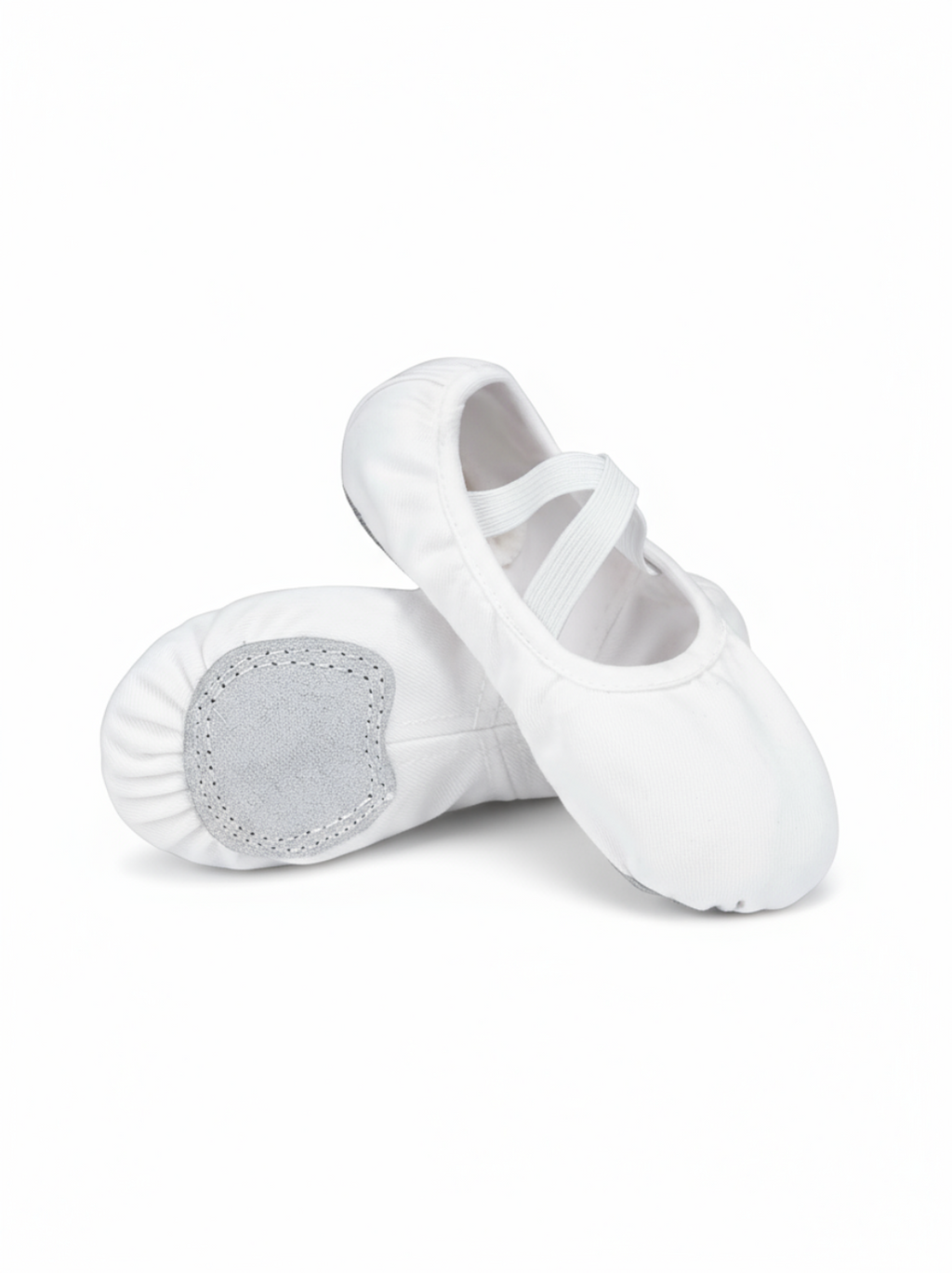WHITE BALLET SHOES
