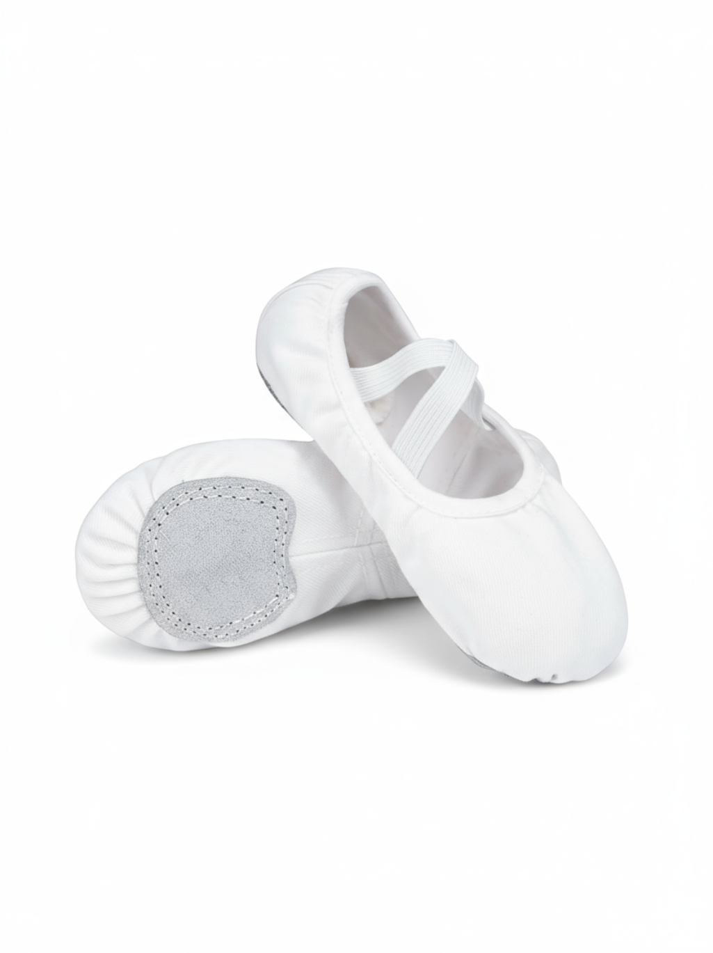 WHITE BALLET SHOES